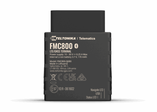 Teltonika FMC800 – Localizador GPS OBD2 4G autoinstalable