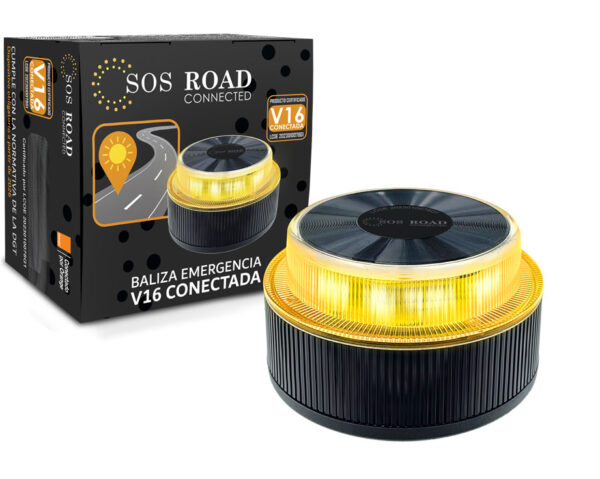 Luz Baliza de Señalización de Emergencia V16 conectada DGT 3.0 Homologada
