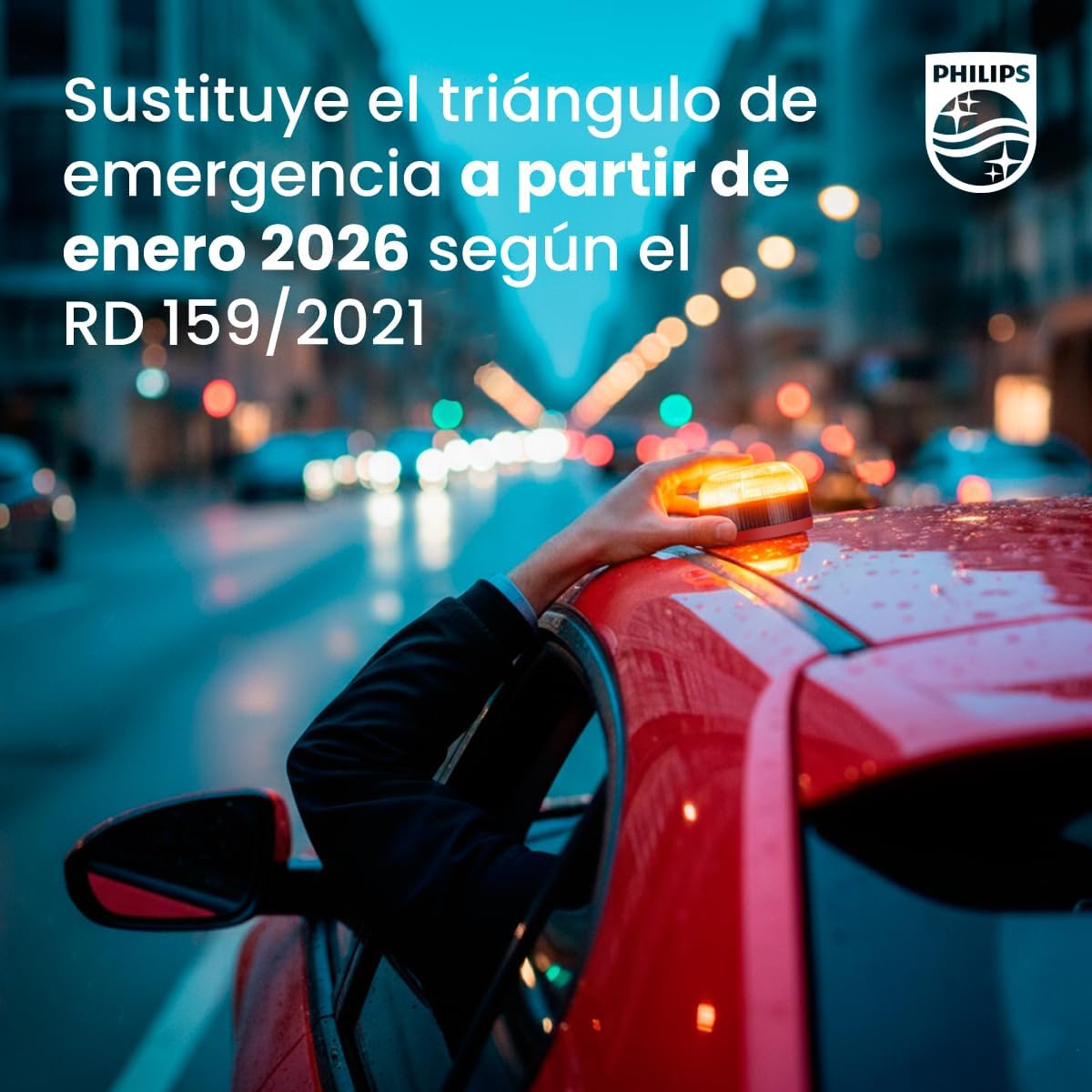 Luz Baliza de Señalización de Emergencia V16 conectada DGT 3.0 Homologada - Imagen 6